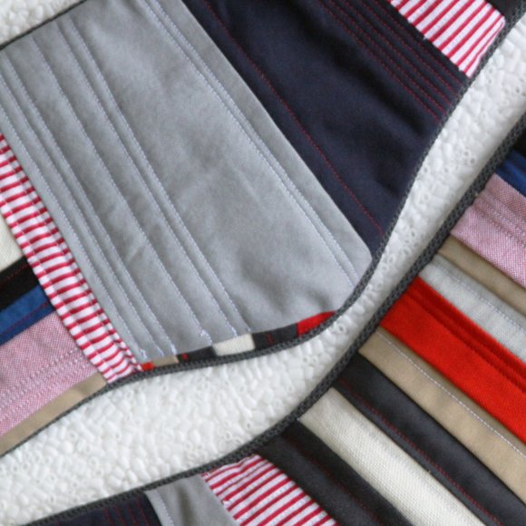 QUILTED HOLIDAY STOCKING - OOAK! (K.1) - Picture 7 of 11